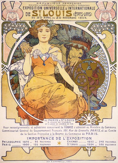 Wereldtentoonstelling door Alphonse Mucha